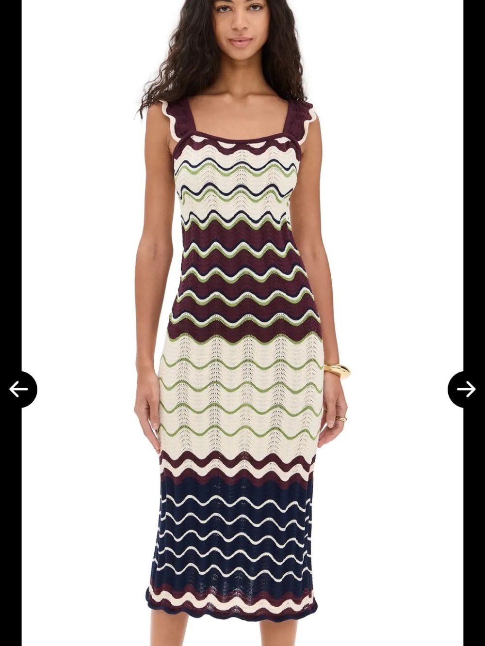 Tanya Taylor Leigh Knit Maxi Dress